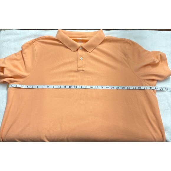 Sonoma Mens 3XB Orange Polo Golf Shirt Short Sleeve Classic Fit - Picture 6 of 9